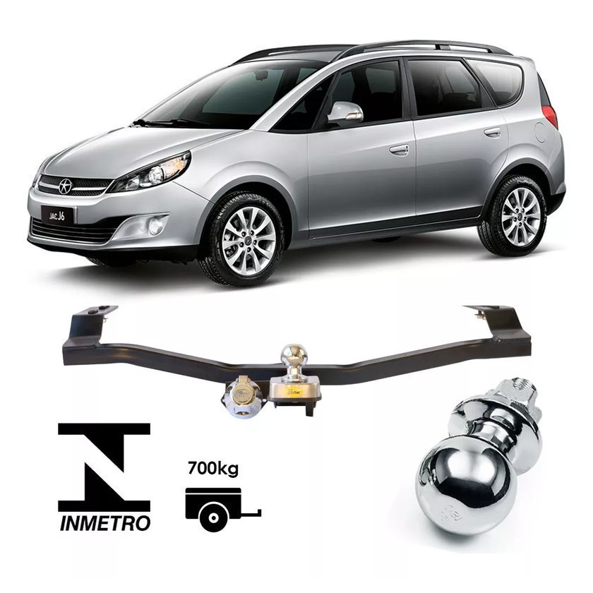 Engate Reboque Rabicho Fixo JAC J6 2010 2011 2012 2013 tOP 700kg