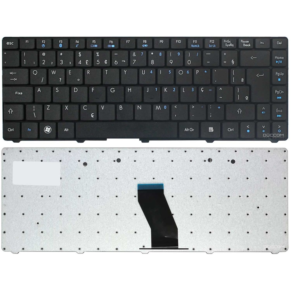 Teclado Para Notebook Acer Aspire 4732z 4732 4332 Emachines D525 D725 Nsk-ge01d Nsk-gea1d 9z.n1s82.01d Layout Br Com Ç