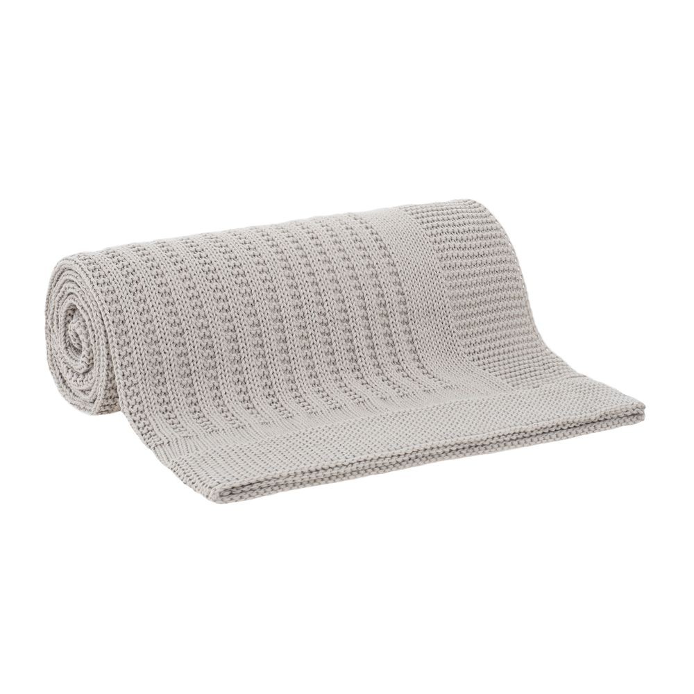 Manta 125x150cm Buddemeyer Tricot Taylor Marfim
