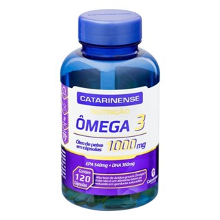 Omega 3 1000mg Catarinense Com 120 Capsulas em Oferta na Shopee