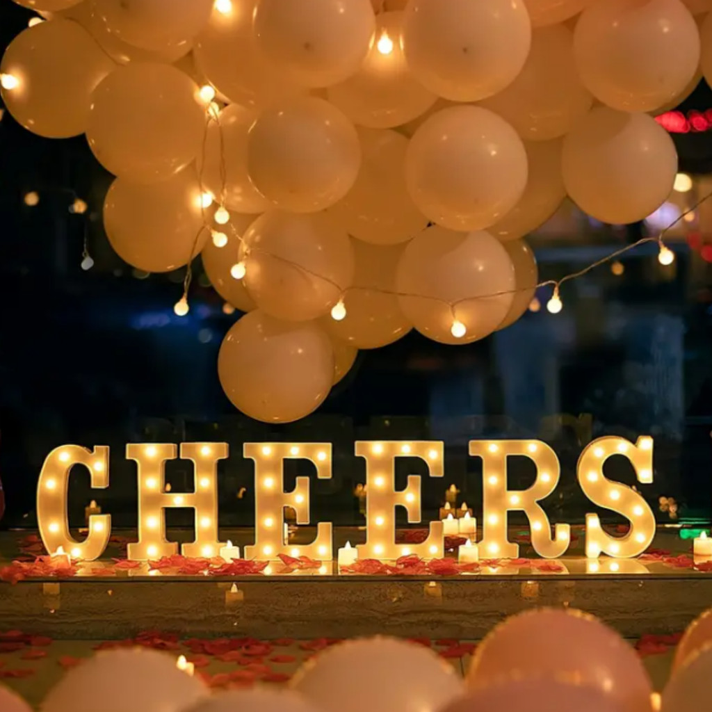 Kit 6/7/8/9/10/11Letra Led Luz Branco Quente Luminária Decorativa16/21CM ATECAO CONFIRMA DISPONIBILIDADE ANTE DE COMPRAS em Oferta na Shopee