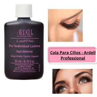Cola Para Cílios Ardell  22ml Preta - Fixação Duradoura em Oferta na Shopee