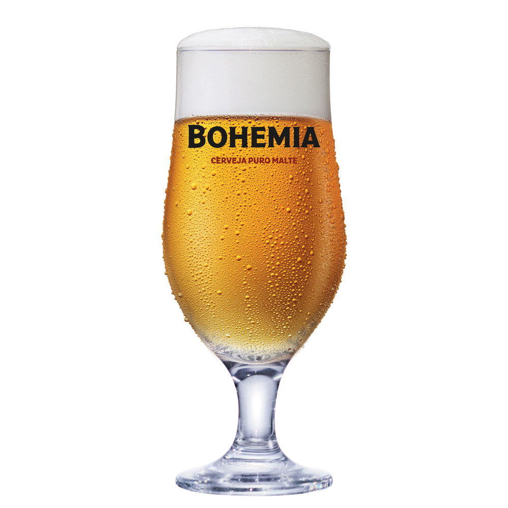 Detalhes do Taça Bohemia Puro Malte Taça de Vidro Cerveja e Chopp 330ml Ruvolo