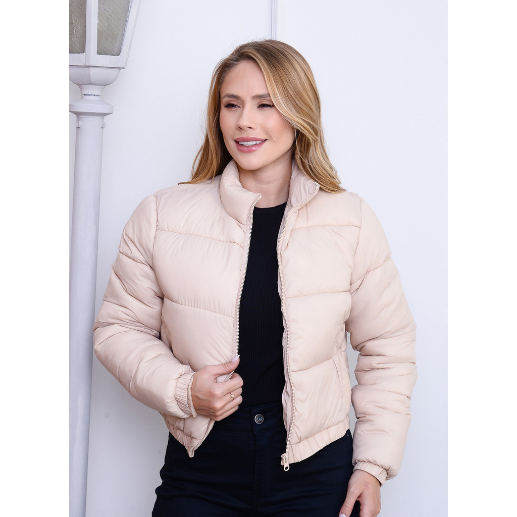 Jaqueta Feminina Poliamida Puffer Bobojaco Premium St