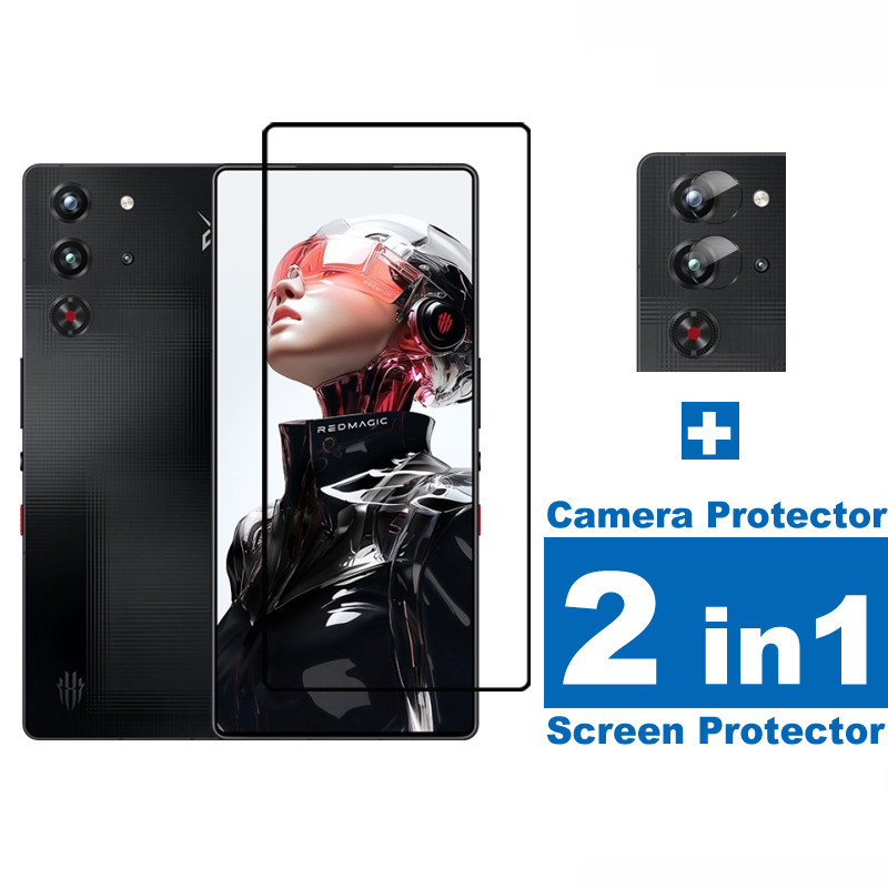 Para Red Magic 10 Pro Vidro Temperado Com Cobertura Total ZTE Nubia Air 10s 9 9s 8 8s 7s Plus Neo 3 GT 5G Protetor De Te em Oferta na Shopee