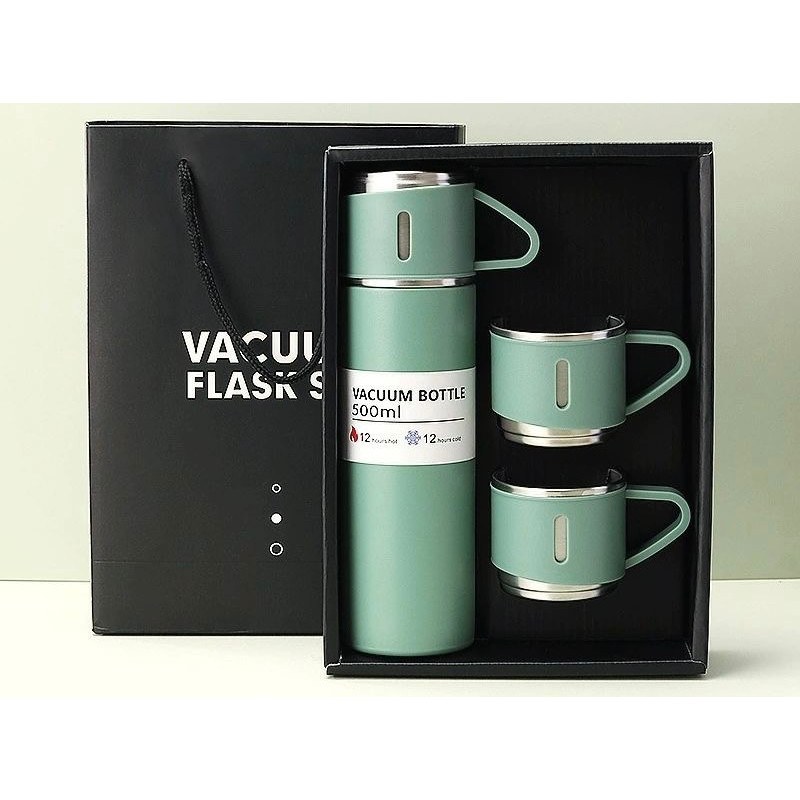 Copo térmico doméstico de aço inoxidável 304 de grande capacidade  conjunto de caixa em Oferta na Shopee