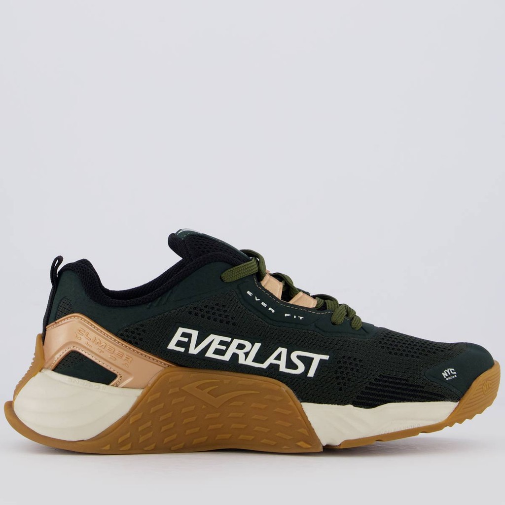 Tênis Everlast Climber Ultra Verde e Bege em Oferta na Shopee