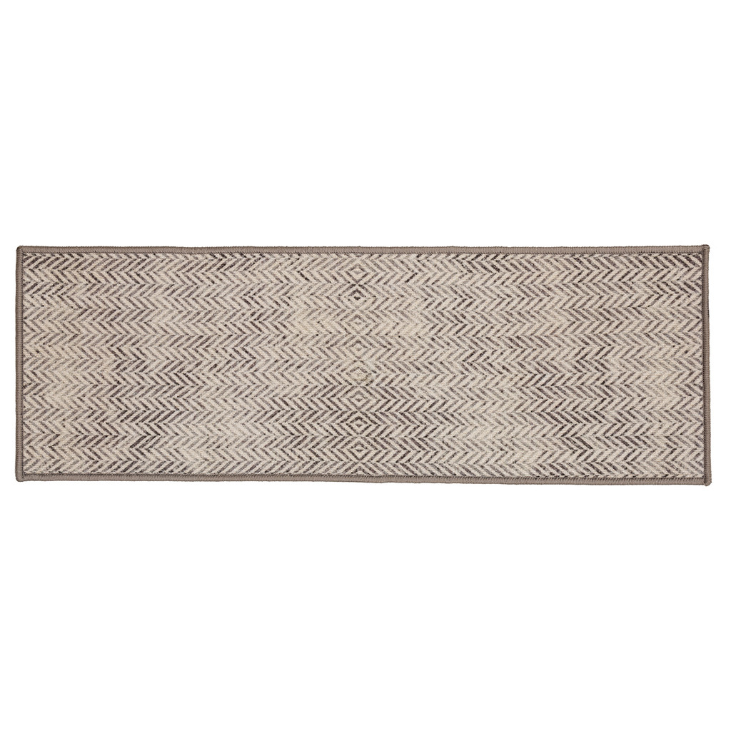 Tapete Passadeira Cozinha Antiderrapante Clean Zig Zag 40x120cm Poliamida Decorativa Edantex em Oferta na Shopee