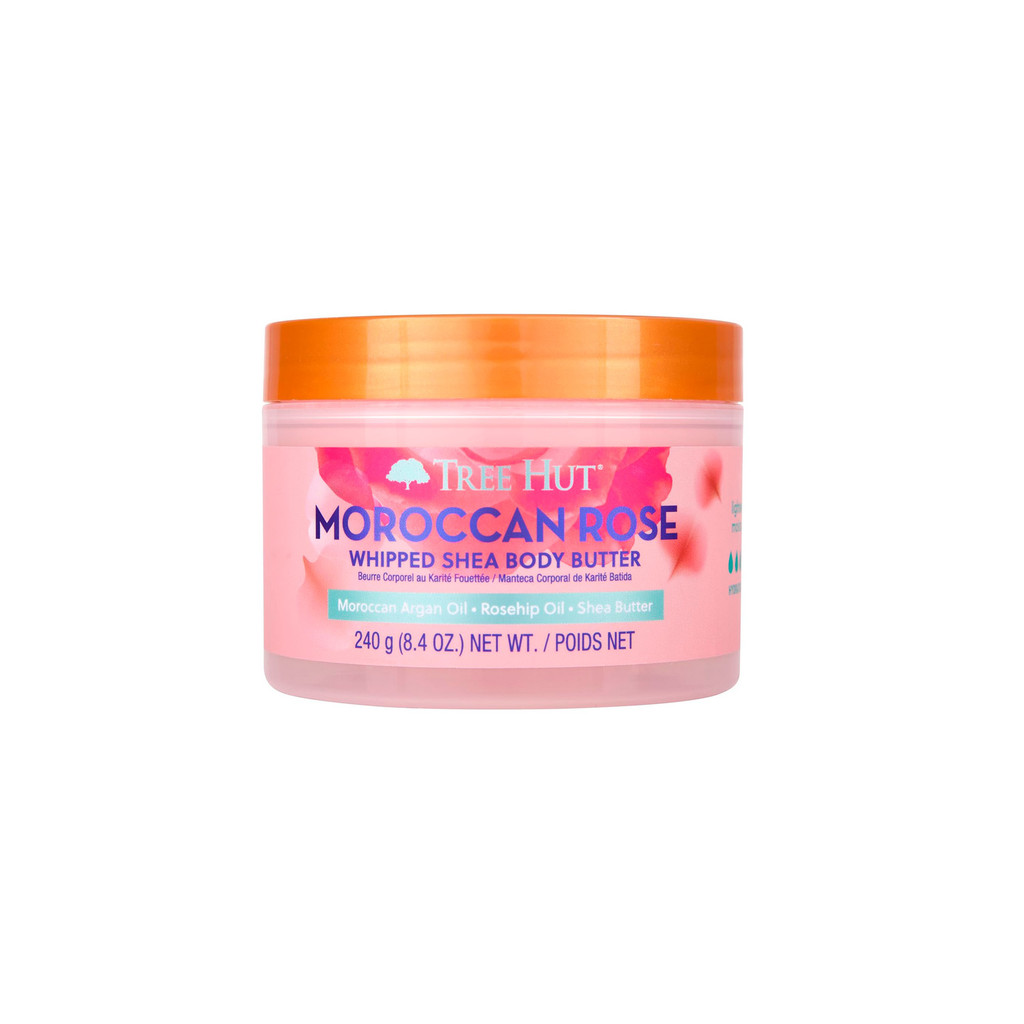 Tree Hut Moroccan Rose Whipped Shea Body Butter - Hidratante Corporal 240g - Original