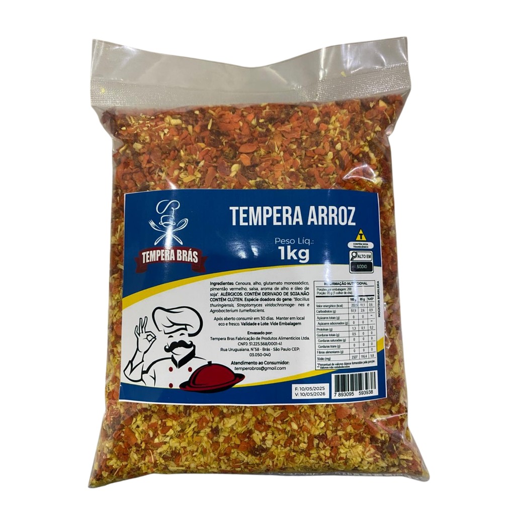 Tempera Arroz Tempera Brás Linha Premium em Oferta na Shopee