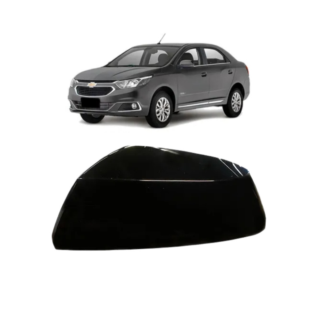 Capa Retrovisor Cobalt 2011 a 2022 S/Pisca Black Piano LE