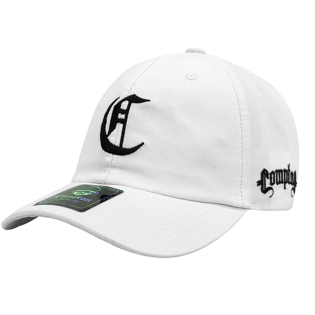 Boné Compton Dad Hat aba curva Branco