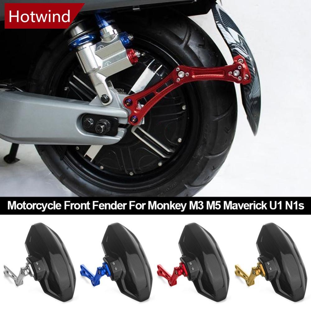 Fender HOTWIND Universal Motocicleta Paralama Traseiro Extensão Respingo Almofada CNC Alumínio Para Macaco M3 M5 Maveric
