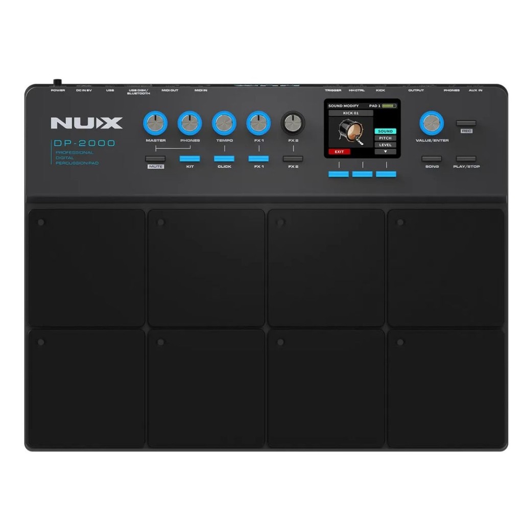 Pad De Percussão NUX DP-2000 com Midi Usb