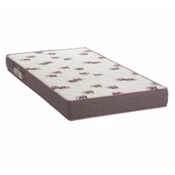 Colchão Solteiro Light Bordado Espuma D28 Selada 78x188x14cm - Ortobom