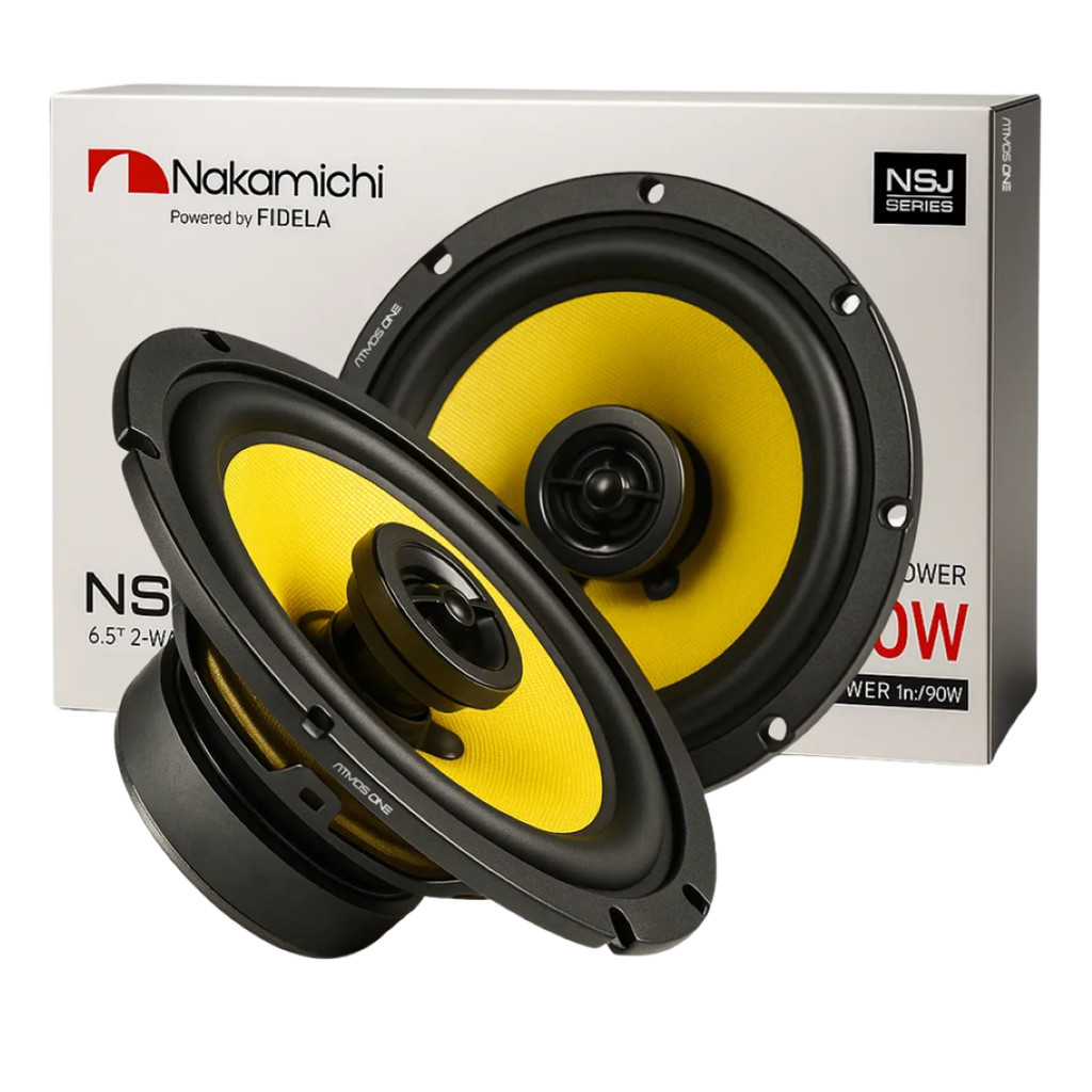 Par Alto Falante Coaxial Nakamichi 6 Pol 90w Rms Njs610