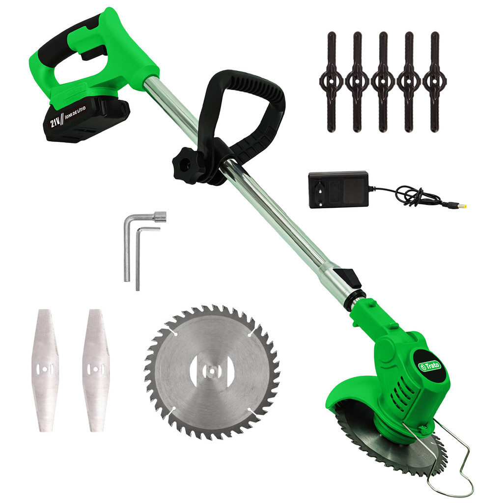 Aparador Cortador De Grama A Bateria Tgram21 Trato Bivolt em Oferta na Shopee