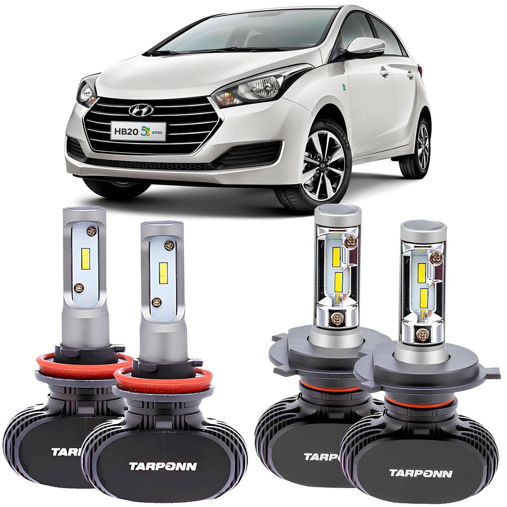 Kit Ultra Led Premium 6000k HB20 2012 a 2019 - Automobiles