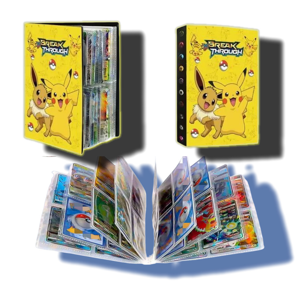 Porta Cartas Pokémon 240 – Fichário Elegante em Material Resistente – Nova Coleção em Oferta na Shopee
