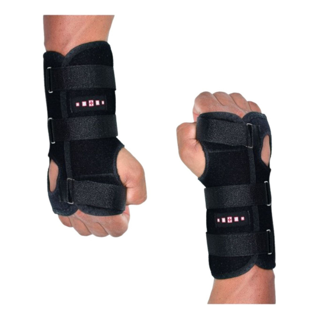 Par Munhequeira Órtese Tala De Punho Bilateral Tendinite Órtese Tala De Punho Tendinite Tunel Carpo