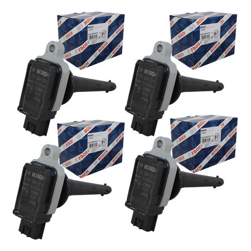 Kit Com 4 Bobina Sentra 2.0 2010 2011 Original Bosch