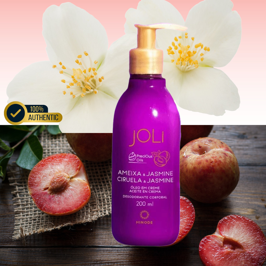 Óleo em Creme Hinode Joli Ameixa E Jasmine - 200ml