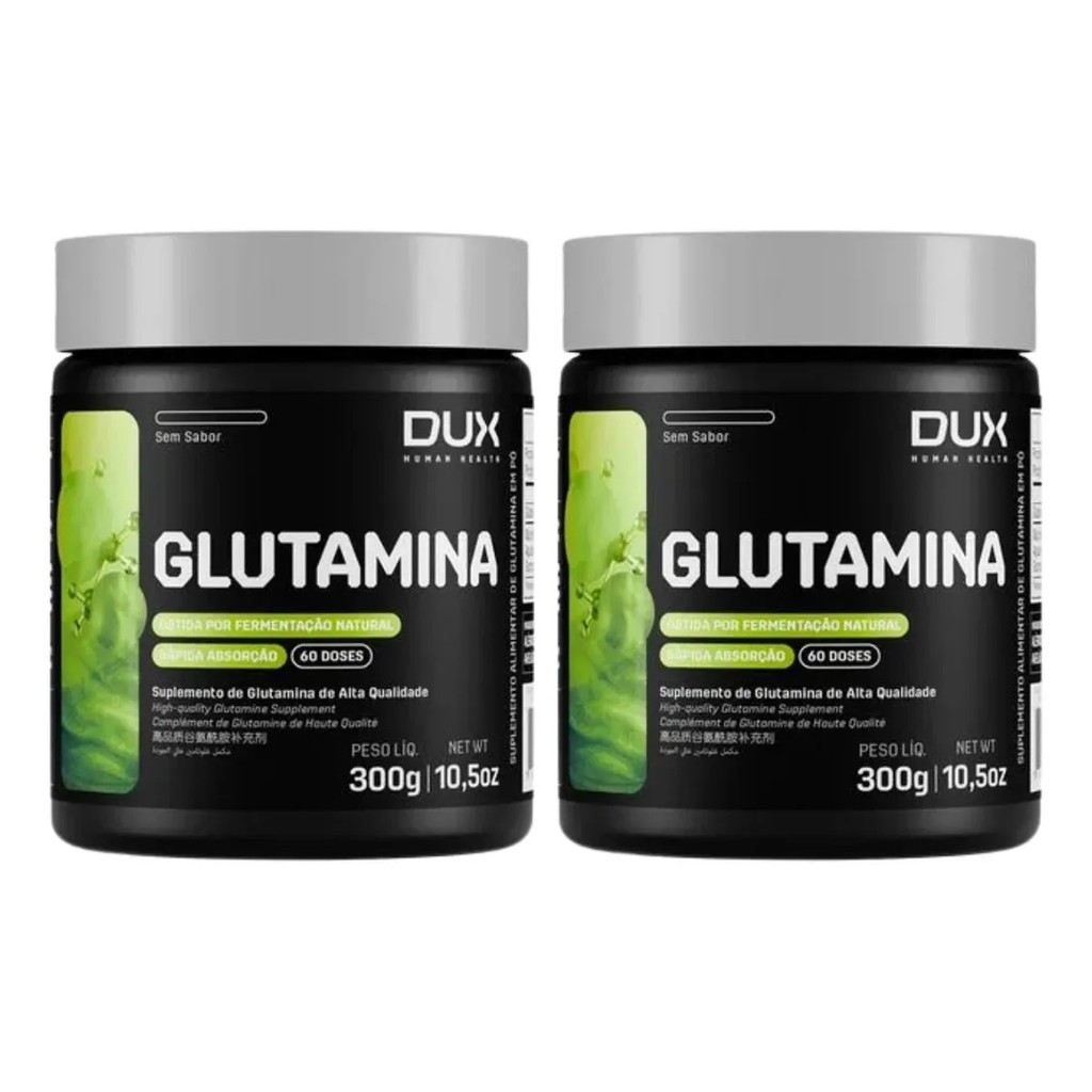 Kit 2X Glutamina Pura (300g) Dux Nutrition