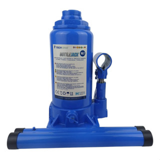 Macaco Hidráulico Garrafa 10 Toneladas Azul Tech One Para carros e Van Potente em Oferta na Shopee