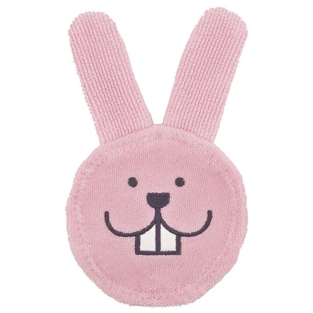 Luva para Cuidado Oral do Bebê (Oral Care Rabbit) 0+meses Rosa - MAM em Oferta na Shopee