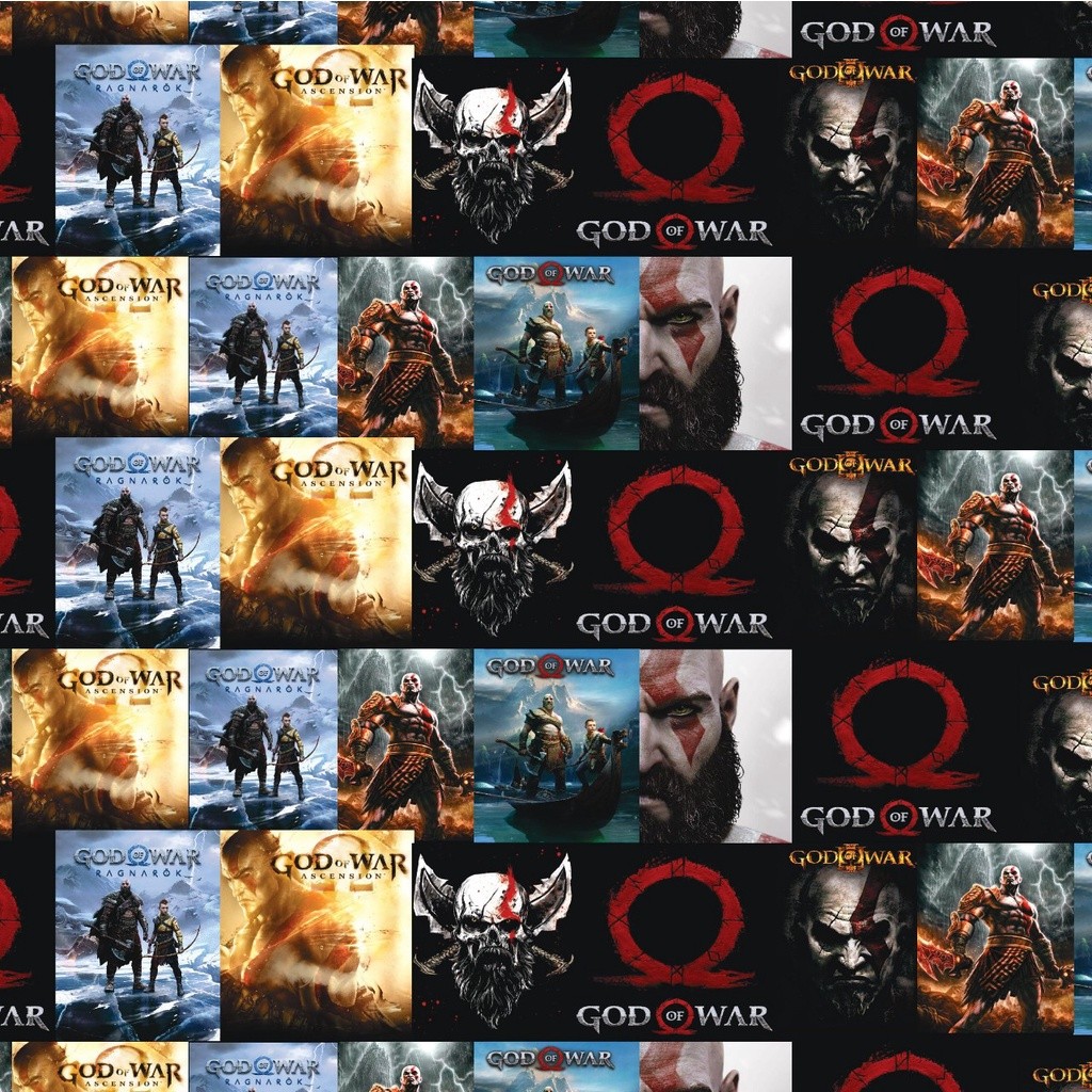 TECIDO TACTEL 100% POLIESTER STAR WARS  God of War Ragnarök e Ascension Artes Geeks e Gamers