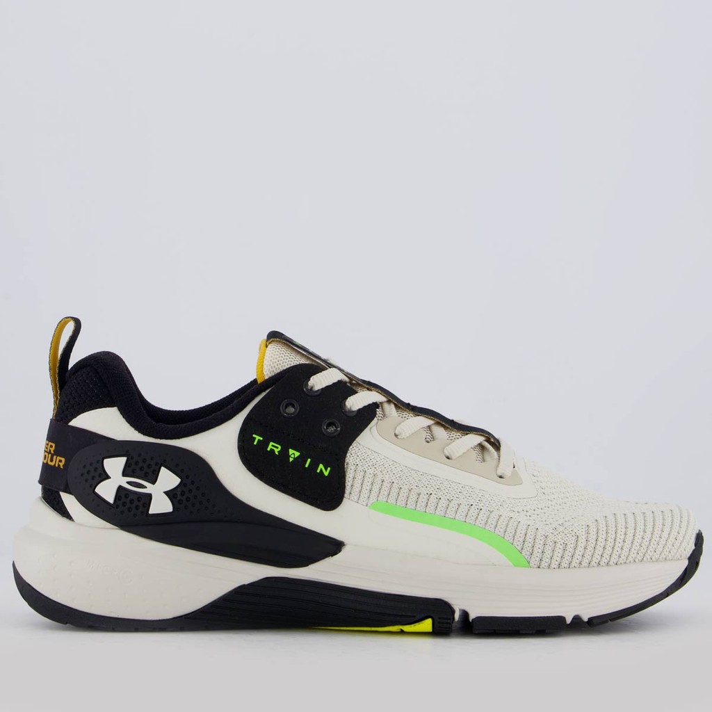 Tênis Under Armour Tribase Lift Bege em Oferta na Shopee
