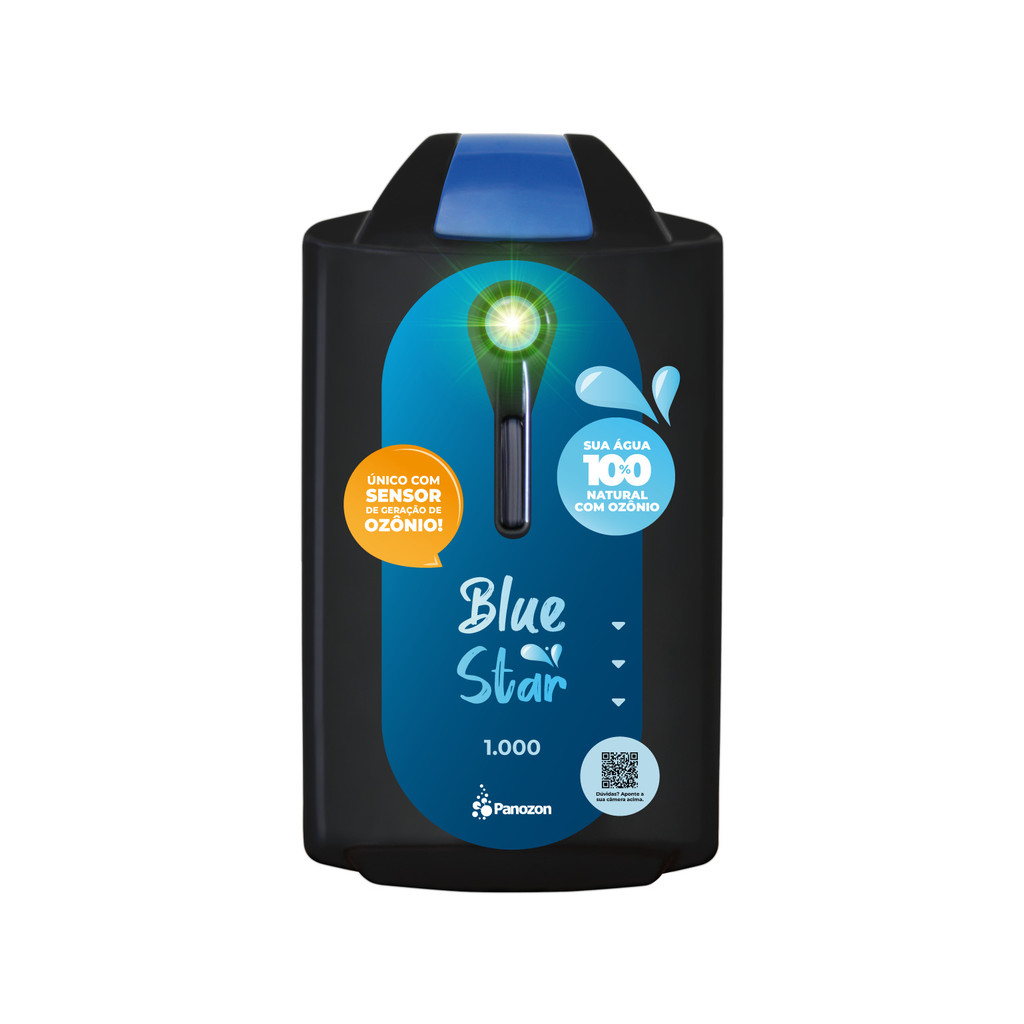 Gerador De Ozônio Panozon Blue Star 4.000 Ozonizador 220v Para Piscinas Até 40m³ 150.000 Litros
