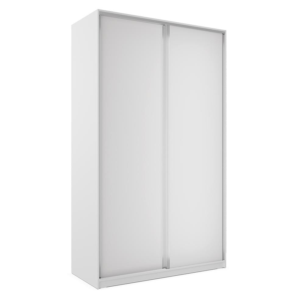 Guarda-Roupa Solteiro Zermatt 2 PT 3 GV Branco em Oferta na Shopee