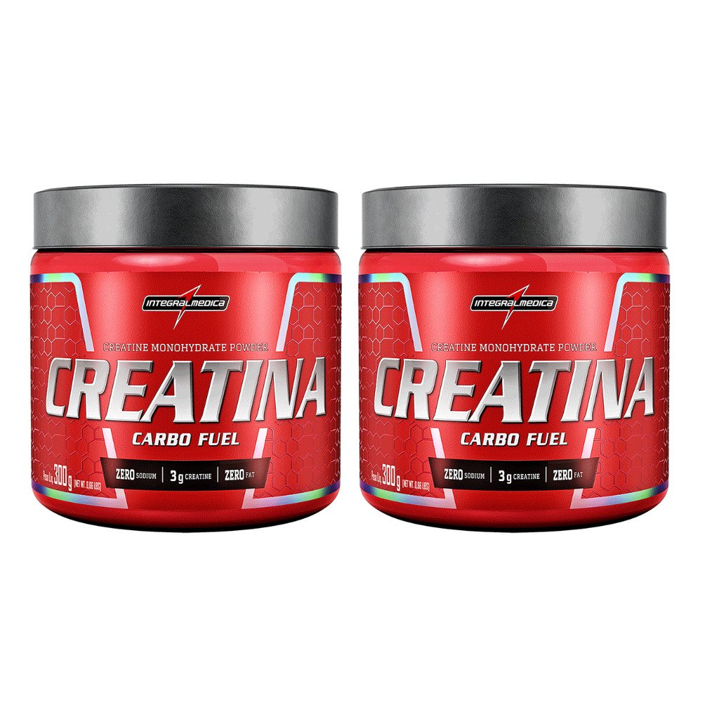 Kit 2 und Creatina Carbo Fuel Neutro 300g  - Integralmédica em Oferta na Shopee