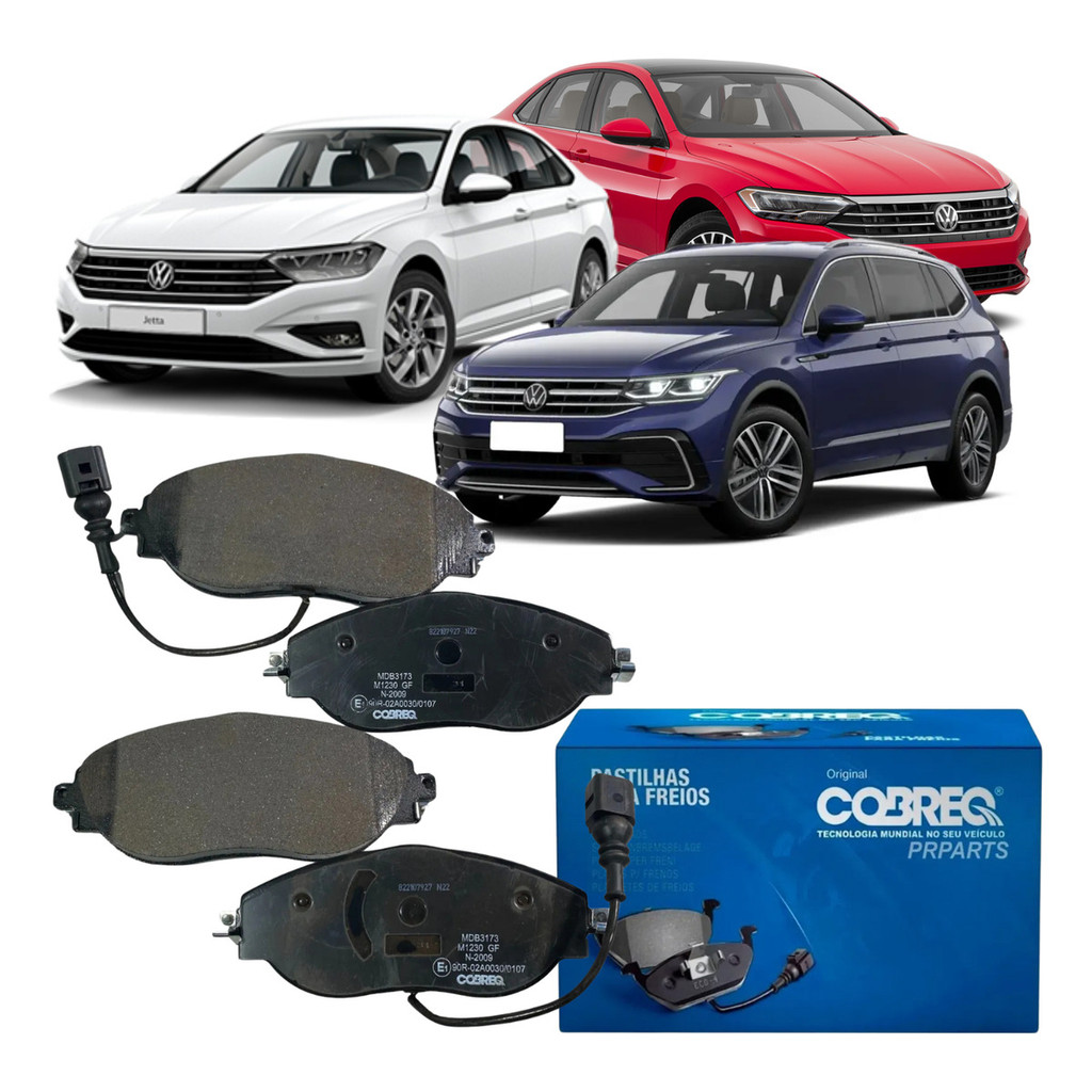 Pastilha Freio Dianteira Cobreq Vw Tiguan Allspace Passat