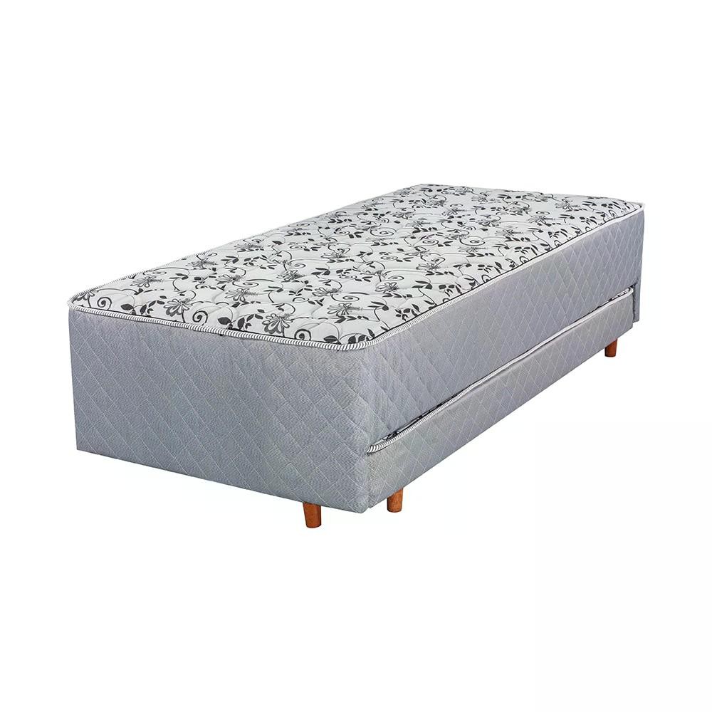 Cama Solteiro com Auxiliar CristalFlex 88x188 Firme Durável Grafite Conforto e Otimização Espacial em Oferta na Shopee