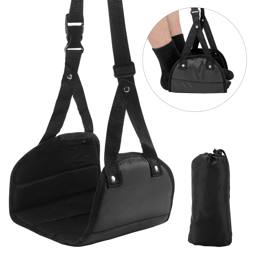 1 Conjunto De Apoio Para Os Pés Preto-Do Avião Feito Com Esponja De Alta Qualidade , Portátil Viagem , Descanso De Mão , em Oferta na Shopee