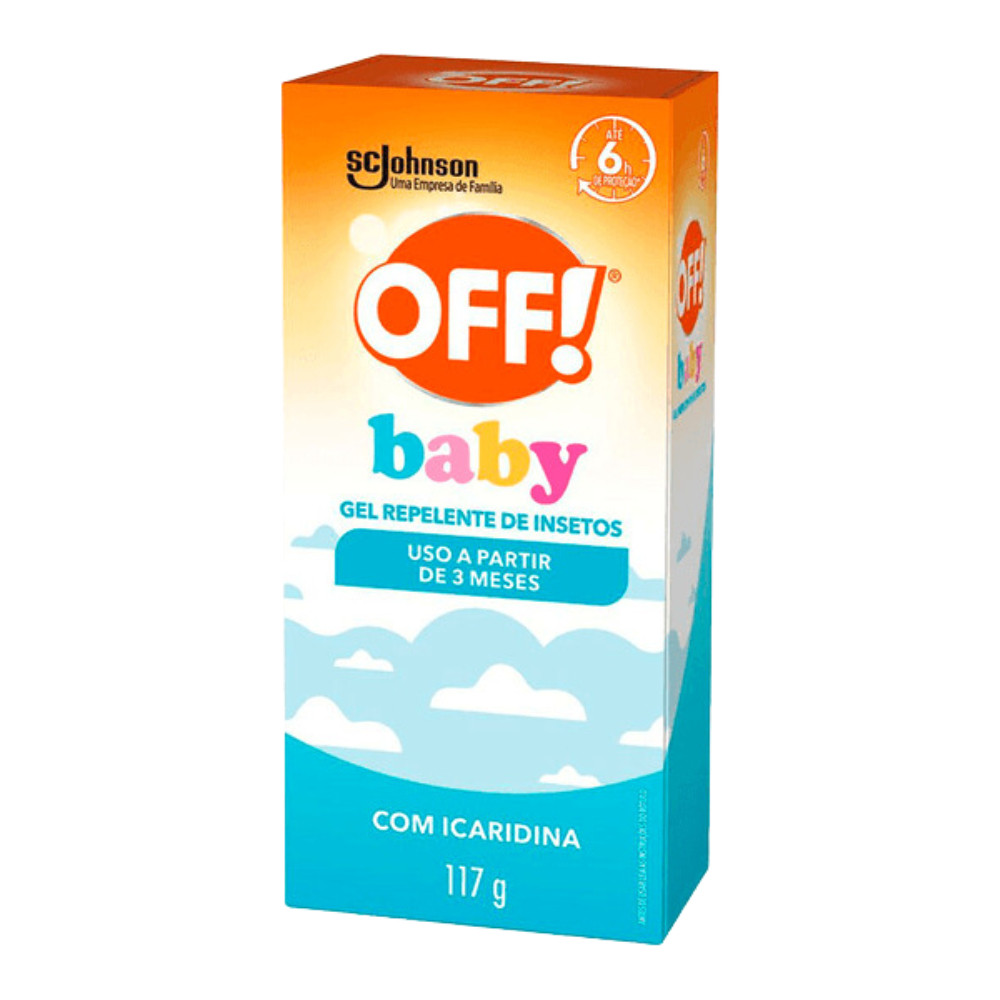 Repelente Infantil OFF! Baby Gel 117g com Icaridina – Uso a partir de 3 meses