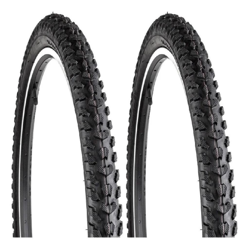 PAR PNEU DE BICICLETA ARO 24 X 1.95 LEVORIN EXCESS MTB URBANA PRETO