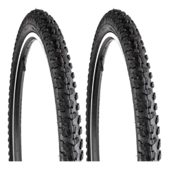 PAR PNEU DE BICICLETA ARO 24 X 1.95 LEVORIN EXCESS MTB URBANA PRETO