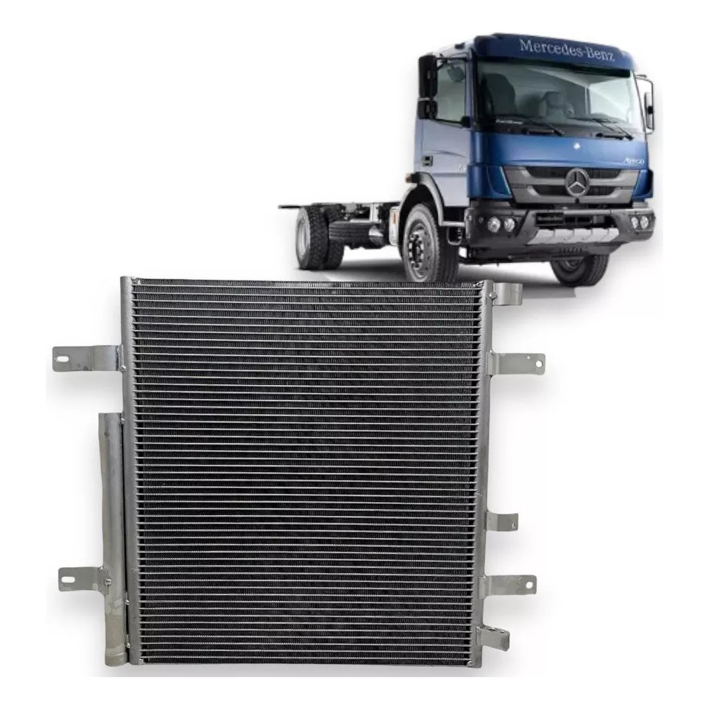 Condensador Caminhão Mercedes Benz Ategofluxo Paralelo em Oferta na Shopee