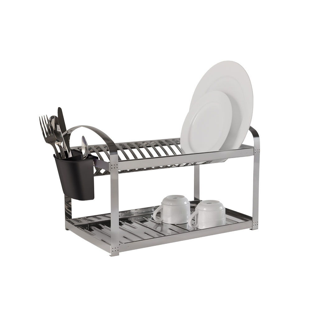 Escorredor de Louça Suprema 16 Pratos Prata - Brino em Oferta na Shopee