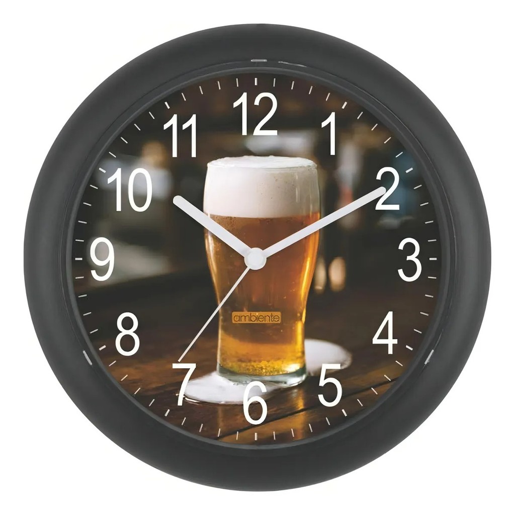 Relógio De Parede Decoração Casa Cozinha Chope Gelado Oferta em Oferta na Shopee
