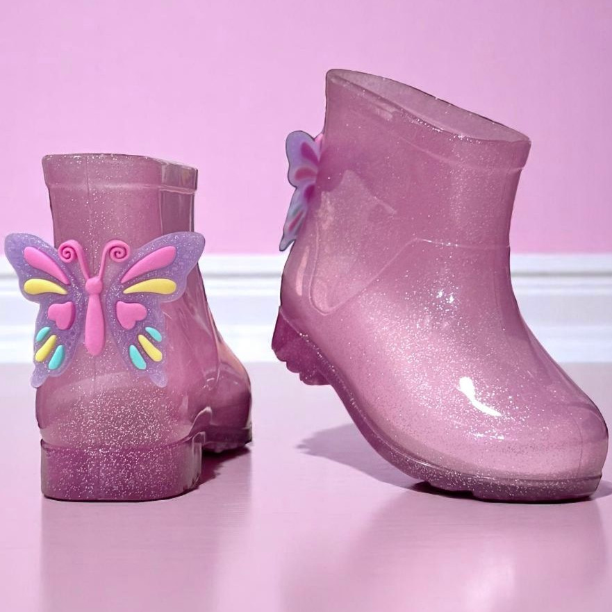 Galocha Infantil Feminina Bota de Menina Feminina Leve Antiderrapante