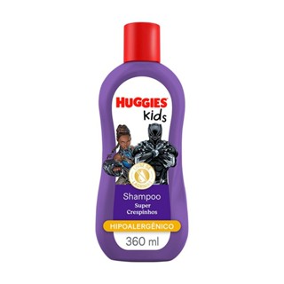 Shampoo Huggies Kids Super Crespinhos - Pantera Negra 360 ml em Oferta na Shopee