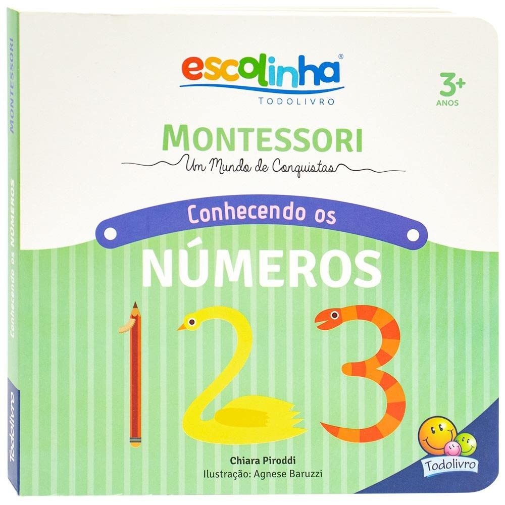 Escolinha Montessori | Meu Primeiro Livro de Atividades | Números | Livro Cartonado