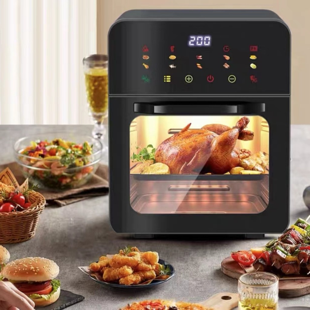 Fritadeira de Ar Xiaxin 3 em 1, Forno a Vapor, Torrador Macio, Forno de Fritura, Máquina Tudo-em-Um, Visível, Novo Model