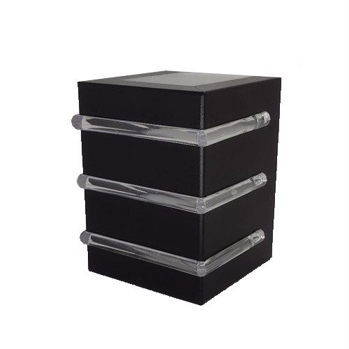 Arandela Munique 3 Aletas OPL Uso Interno e Externo 1xG9 Bivolt Preto