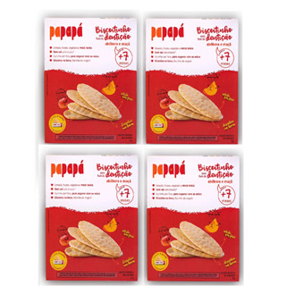 Kit 4x Biscoitinhos Para Dentição Orgânico Maçã Abóbora 36g em Oferta na Shopee