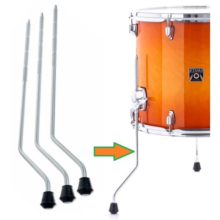 Pés de Surdo Tama Superstar 6573C Kit com 3 unidades compatível com diversas marcas (035172)